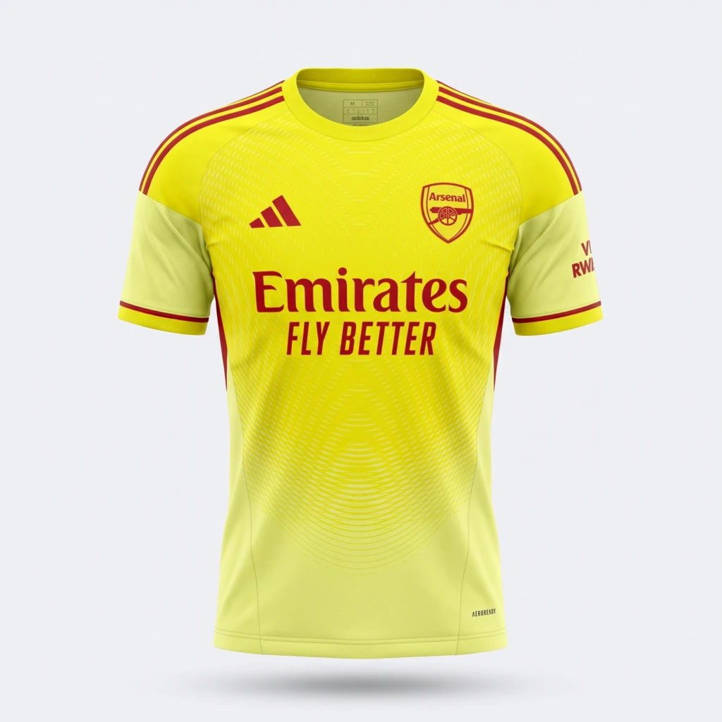 Camiseta Arsenal 2025/26 - frente