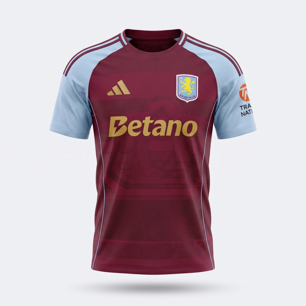 Camiseta Aston Villa 2025/26 - frente