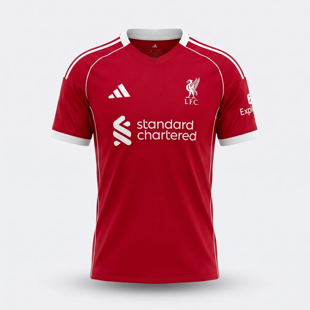 Camiseta Liverpool 2025/26 - frente