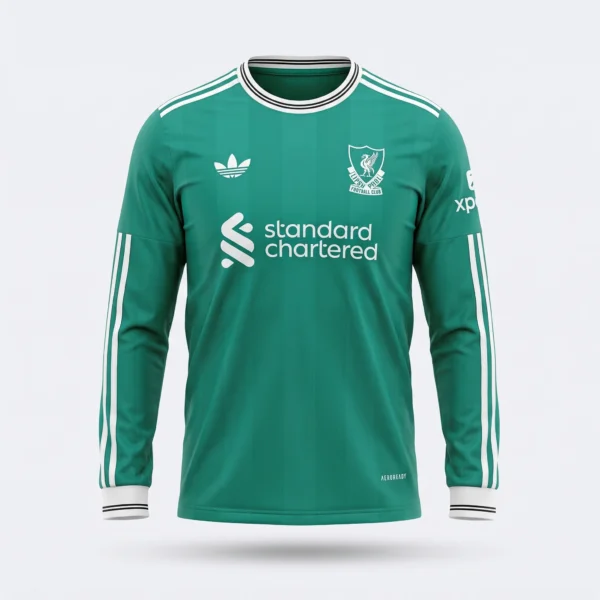 Camiseta Liverpool 2025/26 - Manga Larga