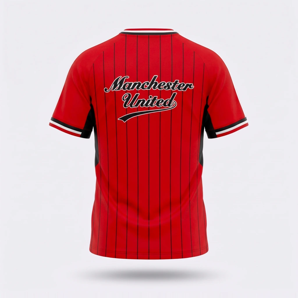 Camiseta Manchester United 2025/26 – Edición Béisbol - espalda