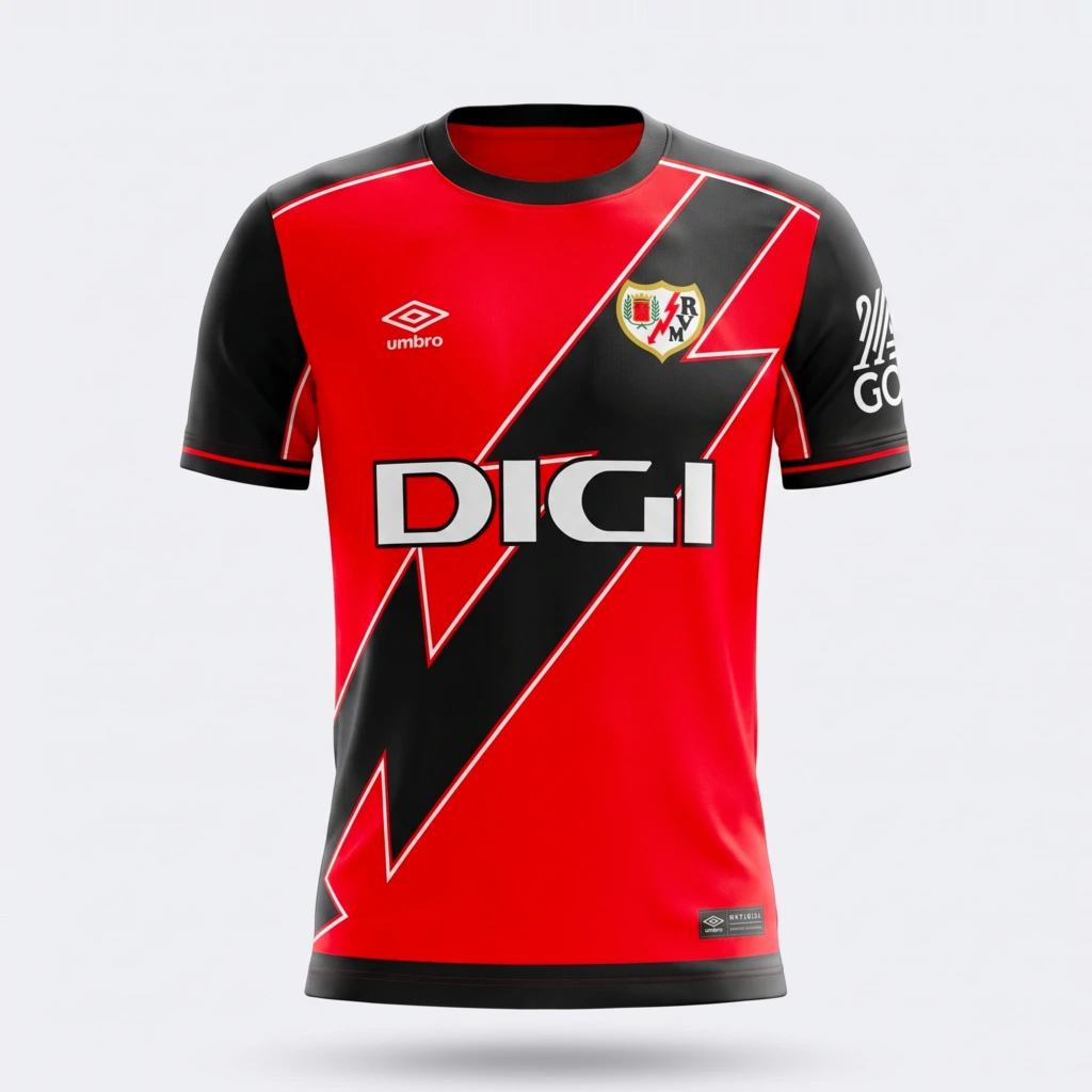 Camiseta Rayo Vallecano 2025/26 - frente