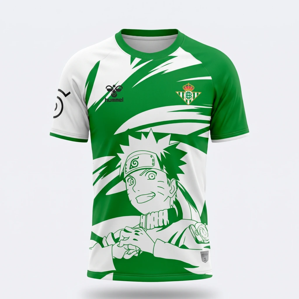 Camiseta Real Betis Balompié 2025/26 - NARUTO Edición Especial - frente