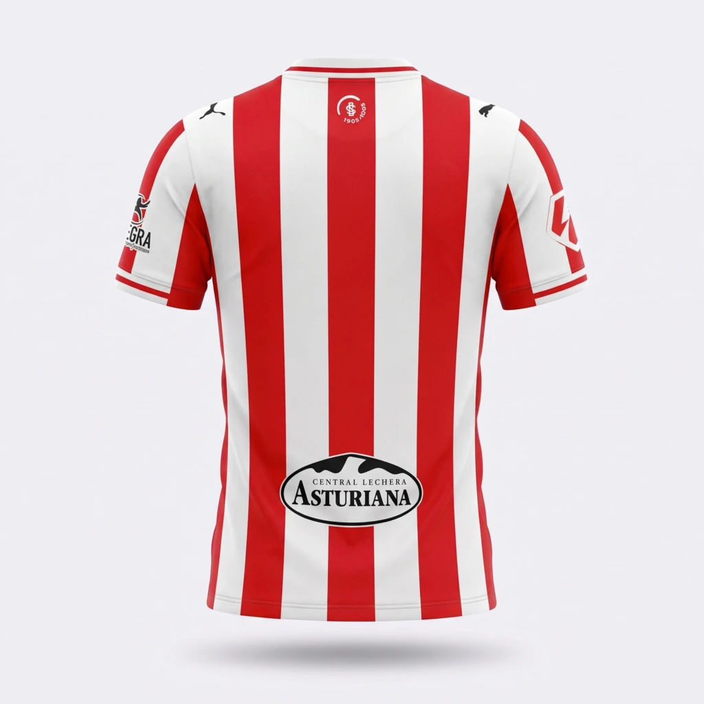 Camiseta Real Sporting de Gijón 2025/26 - espalda