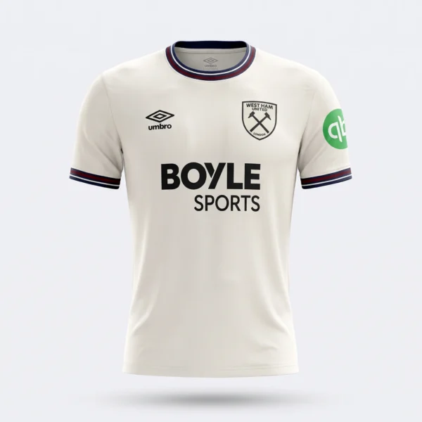Camiseta West Ham 2025/26