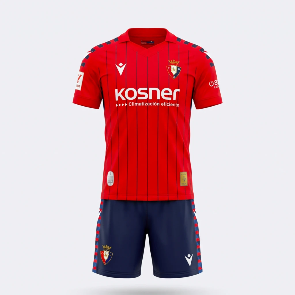 Conjunto Niño Osasuna 2025/26 - frente