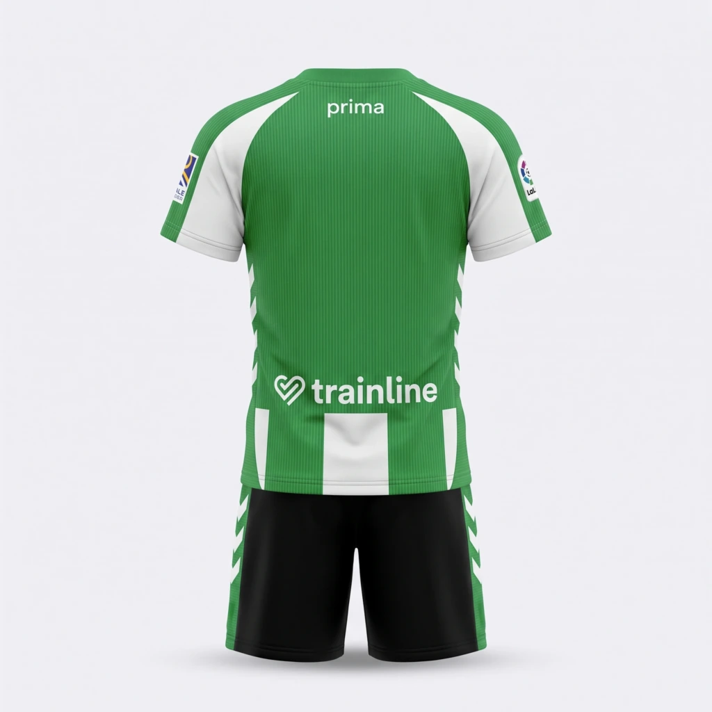 Conjunto Niño Real Betis Balompié 2025/26 - espalda