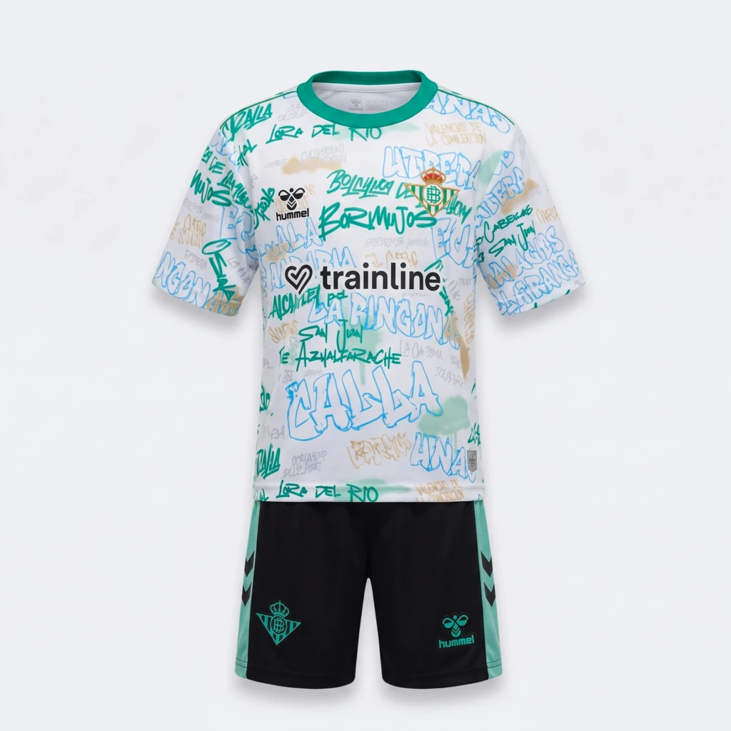Conjunto Niño Real Betis Balompié 2025/26 - frente