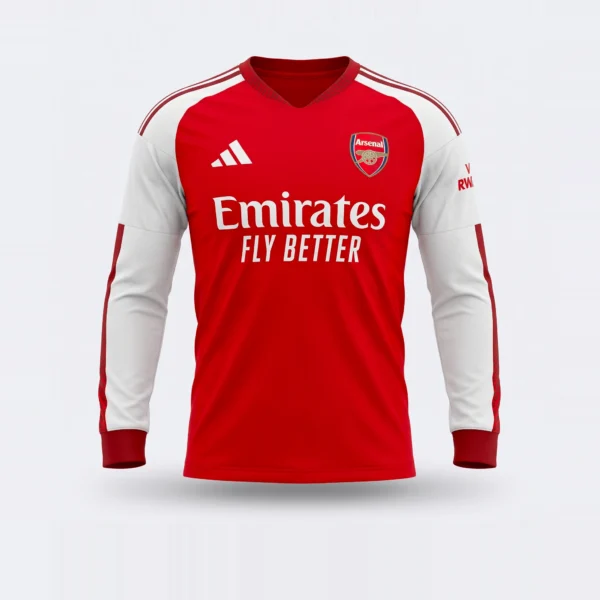 Camiseta Arsenal 2026/27 – Manga Larga - frente