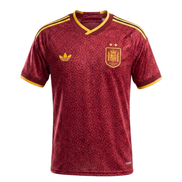 Camiseta Selección España Mundial 2026 - 2 Estrellas Visitante Roja